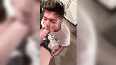 Gobbling Gay Tube Teen Oral Sex Explosion!