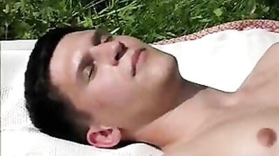 Russian Friends Outdoor Twink Sex Orgy - Hardcore Cum Shots and Blowjobs!