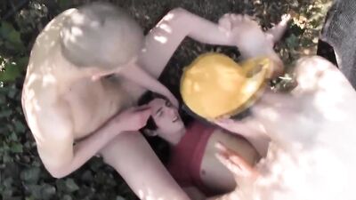 Public Outdoor Adventure - 3 Boys Gay Porn