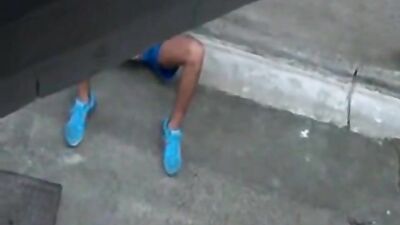 Gay Porn: Window Boys Rain Spray - Jo Caught by Guy