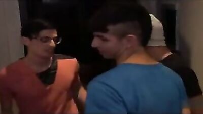 Campus Feast Turns Into Gay Porn Videos Hard Group Sex Party!