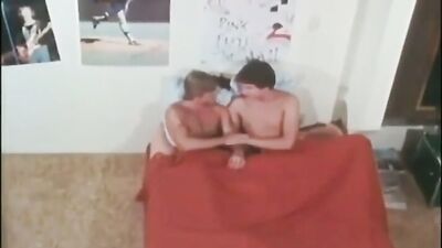 Two Handsome Young Males Go Wild by the Pool - Bareback Cum Shots Handjob