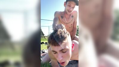 Gay Porn On The Farm - Birds Chirp & Boys Grunt!