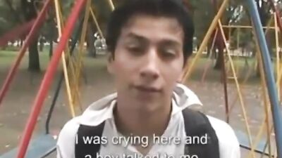 Latino Homeless Boy Get Fucked: Uncut Bareback Cum Shots