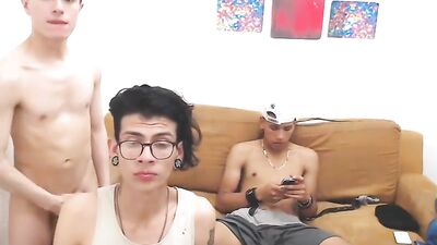 Gay Porn Crazy Cum Gang-Bang Boys - Webcam Action Explosion