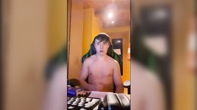 Fit Gamer Cumshot: A Tight Foreskin Adventure