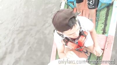 Latin Muscle Boys Help with the New Organization - Big Cocks, Public Outside Fun!