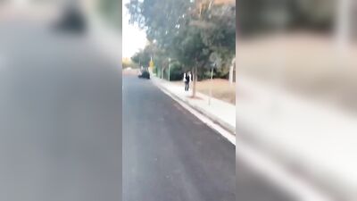 Running Boy Funny Strip Twink Public Outdoor Adventure