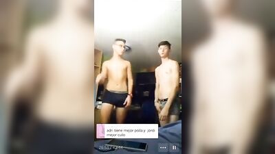 Gang of Hot Boys: Joking Around in Gay Cam Porn