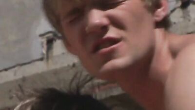 Backyard Boys: Big Cocks Blond Fun Group Sex Cum Shots Revisited