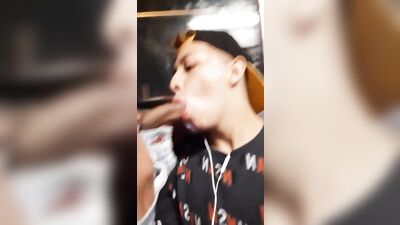 Black Train Oral Delight - Big Cocks Meet on Public Transport