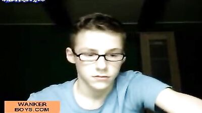 Jerking my hard cock and cum boys porn