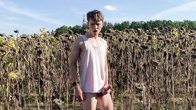 Gay Porn Field Amateur Solo - Gay cute boy wanks in the wild (190 characters)