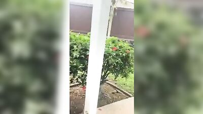 Handjob Boys Outdoor Cum Play - Spraying Down the Patio with Cum Shots