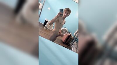 Seduces as he strokes: Solo Blond Boy Action Amature Big Cocks Handjob!