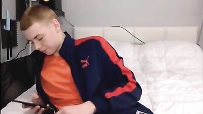 Tell Me Your Phone Number and Ill Call You - A Gay Porn Web-Cam Handjob Solo