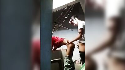 Bareback Amateur Twink Roommates: The After-Class Passion