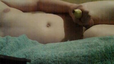 Banana Peel Gay Teen Masturbation Fetish Web-Cam Porn!