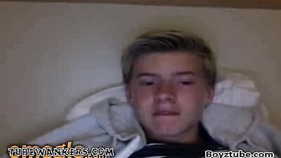 Young Danish Homegrown Boy Gets Down and Dirty in Gay Chat Show