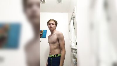 Jerking Off with my Brothers in the Other Room Boys Porn: Gay Threesome Erotica