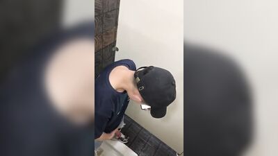 Asian Spy Gay Tube Bathroom Piss Cam - Exposed!