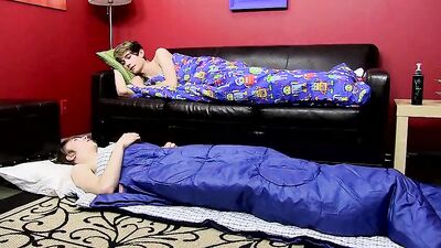 Boyz Sleepover Gay Teen Porn Reunion: Action-Packed Bareback Fun!