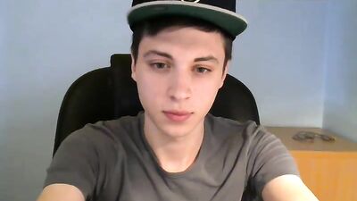 Young Slovenian Web-Cam Stripper Cums in Public