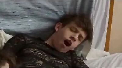 Hot Twink fingers his Boyfriend before sucking his Beautiful Cock to a Hot Cum Facial