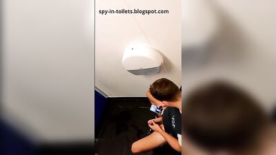 Spy for young wankers in public toilet - Big Cocks Straight Boys Voyeur spycam spying toilet hidd*en cam voyeur!