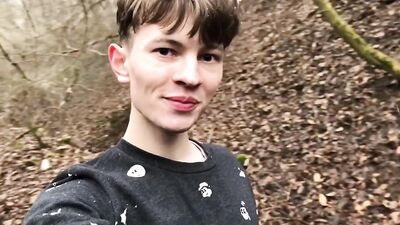 Gay Porn Amateur Boy Wanks In Woods - Horny Solo Adventure