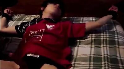 Soccer Twink gets Tickled and Edged a little bit of everything