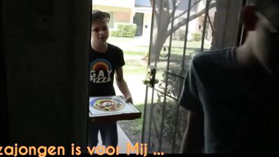 Gay Porn: The Hunt for the Blonde Pizza Delivery Girl!