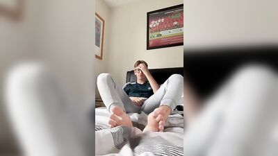 Young Fetish Twinks: He Must Like His Feet!