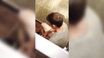 Gay Teen Spycam Public Bathroom Web-Cam Handjob