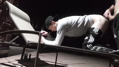 Gay Rooftop Twink Fuck: Night Action Public Amateur Tube