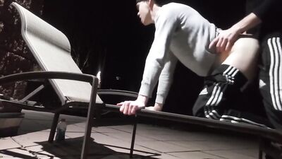 Gay Rooftop Twink Fuck: Night Action Public Amateur Tube