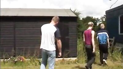Farm Boys Porn Group Sex Twinks: Gay BBQ Action-Packed Bareback Delight