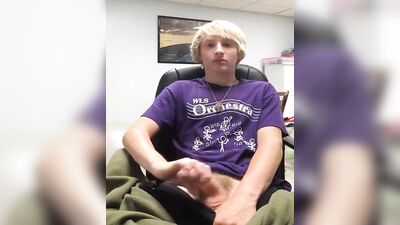 Blond Boys Webcam Orgasm - Explosive Cocksucking & Blowjob Action!