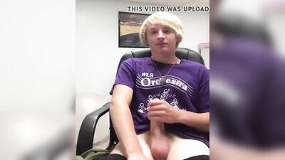 Blond Boys Webcam Orgasm - Explosive Cocksucking & Blowjob Action!