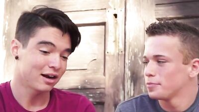 Gangbang Twink Porn: Boys at the Door