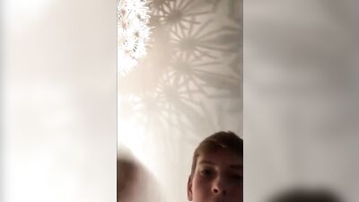 Cutie in Bed - Gay Twink Jerks and Cums in Porn Tube!