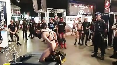 BIG DILDO DEMONSTRATIONS: GAY PORN GOES PUBLIC!