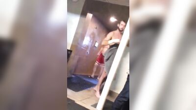 Spied on in the Shower - Hot Dude showering boys porn