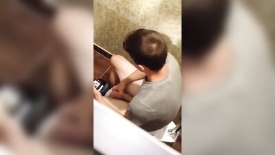 Handsome Hung Lad Caught in Gay Tube Fetish Spy!