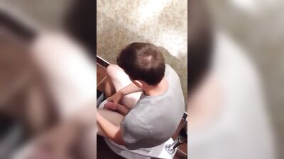 Handsome Hung Lad Caught in Gay Tube Fetish Spy!