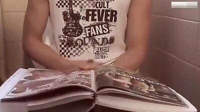 Gay Public Restroom Action - Teen BB Cum Shots