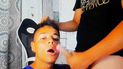 Gangbang Webcam Gay Teen Oral Sex XXX Action - Cum in Mouth!