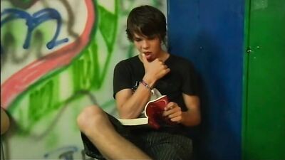 Gay Locker Room Orgy: Joshua Gets Dicked By The Entire Group!