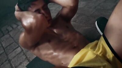 Gay Muscle Men - Toned Bodies Put To Good Use In The Gym