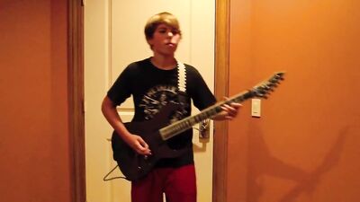 Young Twink Guitarist Jarrod Bolon - Music is the Game! =====================================================